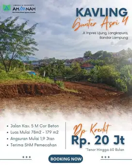 TANAH KAVLING BANDAR LAMPUNG BISA KREDIT