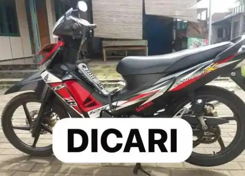 Di Cari Supra X 125 Double Disk DD Tahun 2013 Karbu Supra X 2014