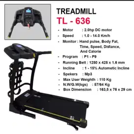 Treadmill TOTAL Type TL 636