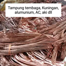 Siap tampung besi tua,tembaga,alumunium,kuningan,kabel,aki,ACP dll