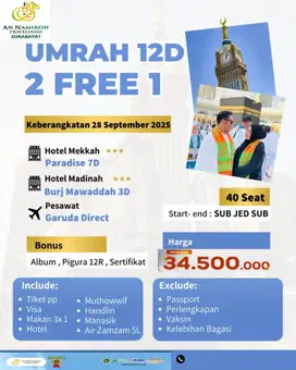 Jasa Travel Umroh dan Haji An Namiroh