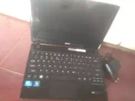 Note book Acer Aspira one windows 7masih mulus matot tiba tiba
