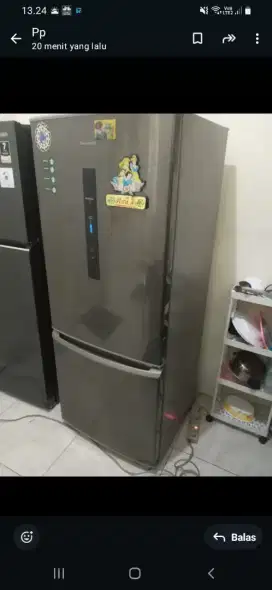 Kulkas Panasonic 2 pintu jumbo bekas