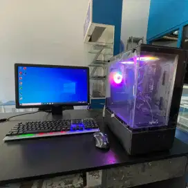 PC Core i5 - 4570 RAM 16GB SSD 256GB + LED Monitor 19in Keyb Mouse RGB
