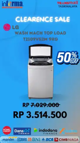 Mesin Cuci LG 9Kg