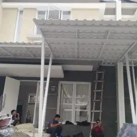 Menerima pemasangan canopy alderon single