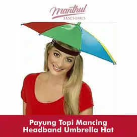 Payung Topi Mancing Headband Umbrella Hat