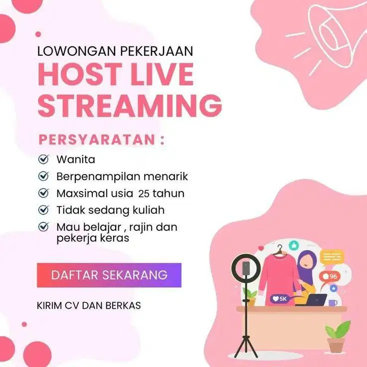 Host live streaming
