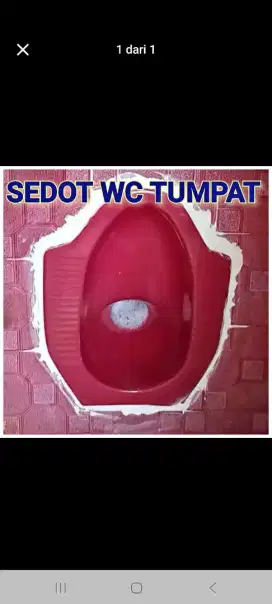 SALURAN AIR SUMBAT SEDOT WC TUMPAT WESTAFEL MAMPET TALANG SUMBAT