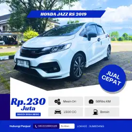 DI JUAL CEPAT HONDA JAZZ RS 2019 TINGGAL GAS