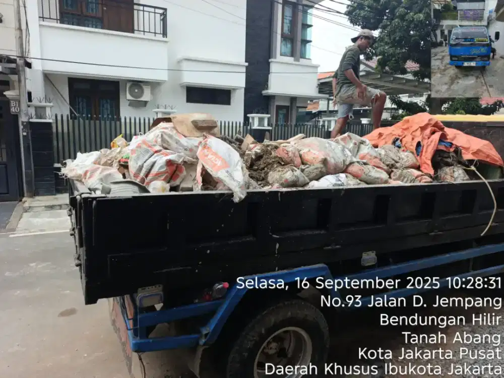 Jasa buang puing sampah