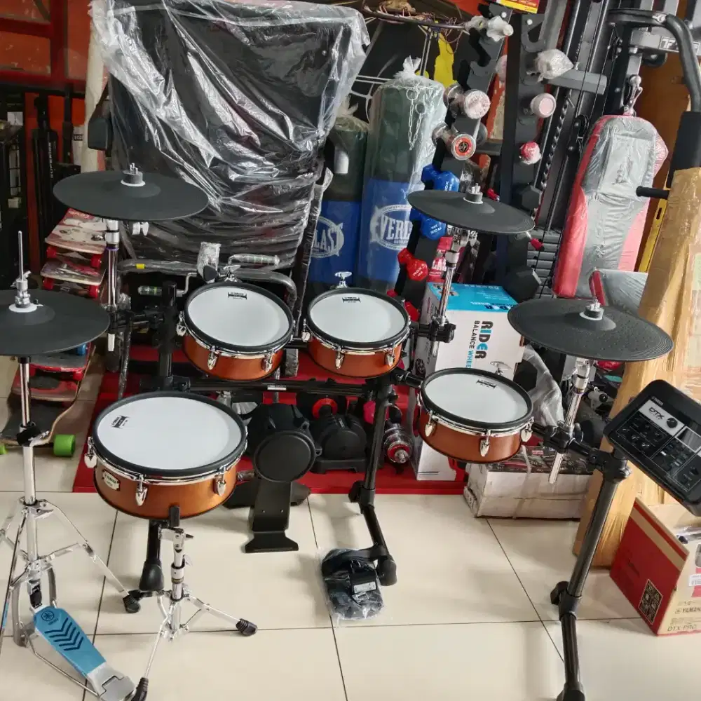 Drum elektrik Yamaha dtx new bisa kredit cukup pake KTP