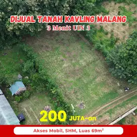Kavling Cocok Bangun Kost atau Hunian, Samping Kampus UIN Kedokteran