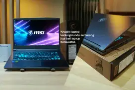 Msi thin15 i7 gen12 Rtx 16/512gb gransi 2027