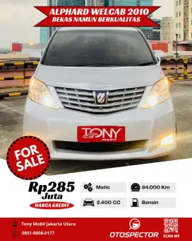 Toyota Alphard G Welcab 2010 Silver
