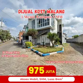 Kost Eksklusif 10 Kamar Dekat Kampus UMM Malang