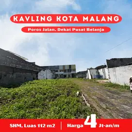 Kavling Poros Jalan Bumiayu Strategis Kota Malang Dekat Pusat Belanja