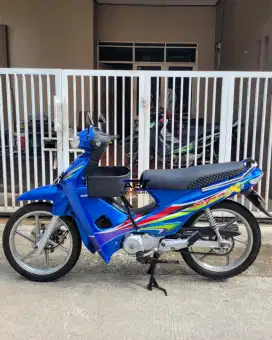 Honda Supra X 2003 Asli biru