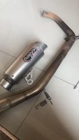 Knalpot proliner tr1 pro pemakaian r15