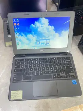 Laptop kerja Dell Chromebook 3100 Second Bergaransi Full set