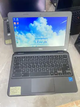 Laptop kerja Dell Chromebook 3100 Second Bergaransi Full set