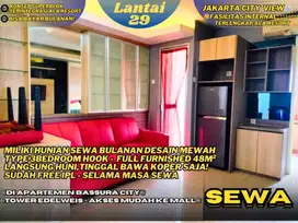 Sewa 3BR HOOK FullFurnished DekatMall FasilitasLengkap Di Bassura City