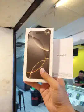Jual Iphone 16 Pro 256Gb New Resmi Ibox Warna Natural Titanium