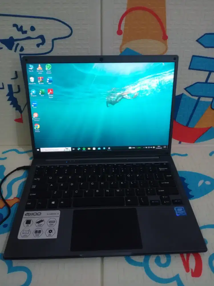 Laptop murah axioo slimbokk 13 ram 6 ssd 128