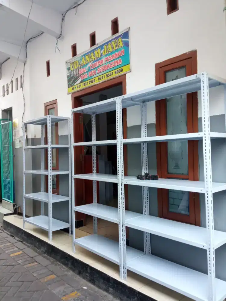 Rak besi rak gudang rak serbaguna