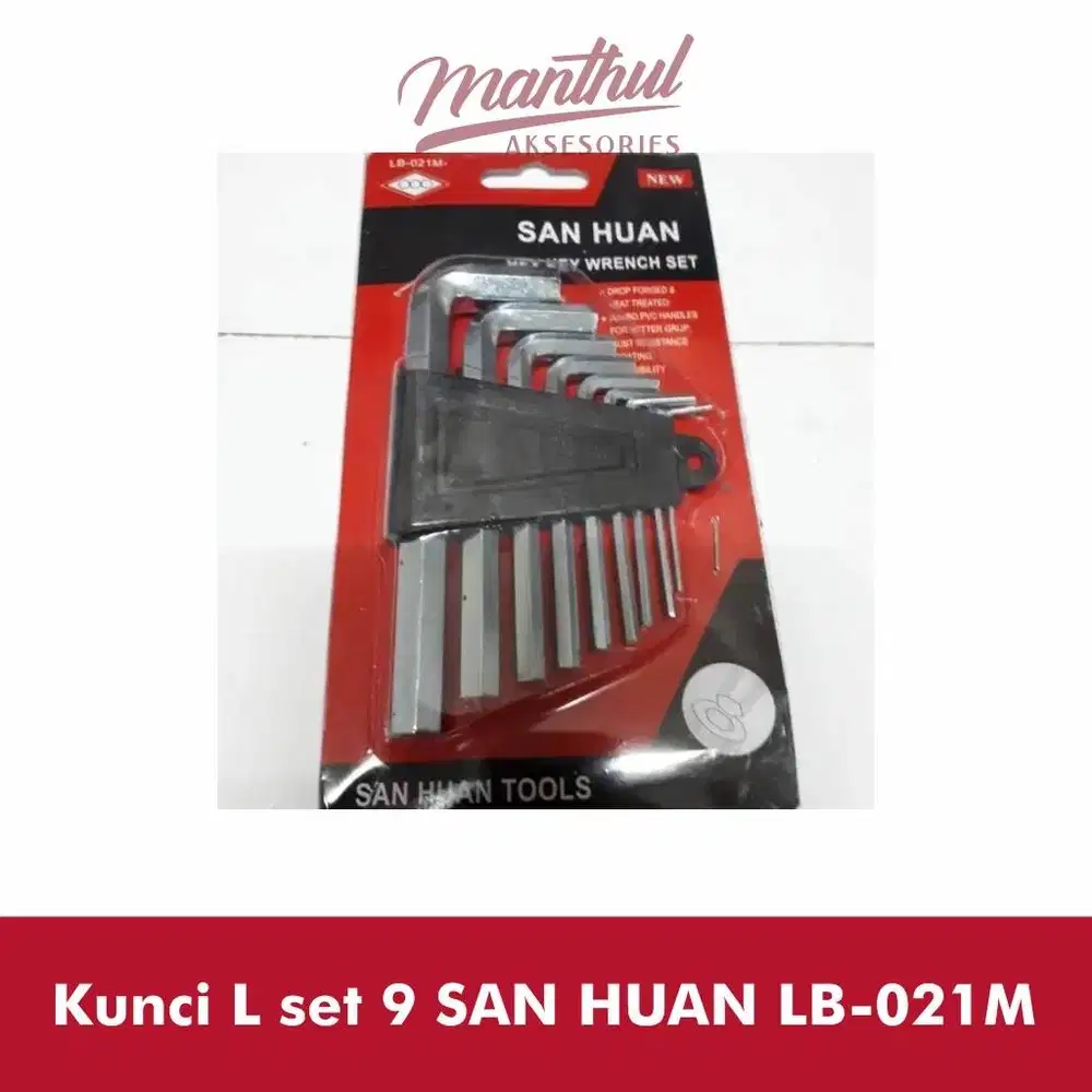 KUNCI L SET 9PCS SAN HUAN TOOLKIT SET