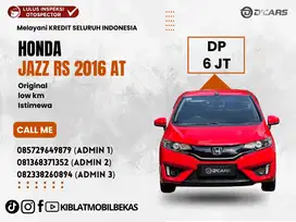HONDA JAZZ 1.5 RS CVT 2016 MATIC   ORIGINAL  LOW KM  ISTIMEWA