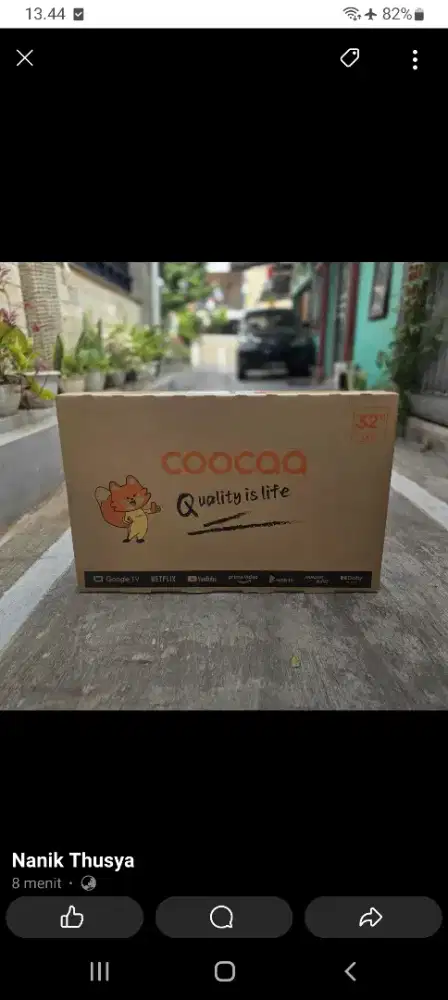 Tv coocaa 32 google tv baru