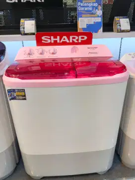 Jual Mesin Cuci Sharp Semi Auto Washer EST85NTPK