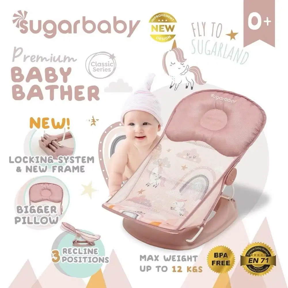 Sugarbaby Baby Bather Pink