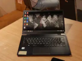 Laptop ex kantor ringan udah full set Toshiba G83 + Mouse + Tas