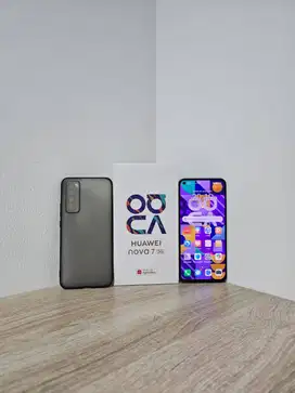 Huawei Nova 7 5G 8/256 Ex Resmi Silver Fullset Perfect 8GB 256GB
