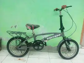 Sepeda lipat 16 inci single sped