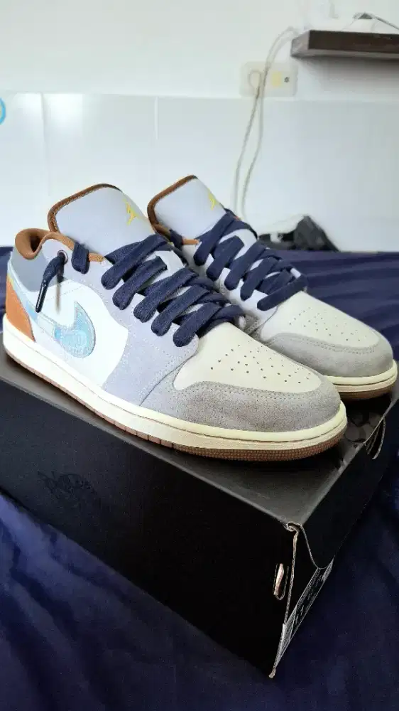 Air Jordan 1 Low SE Phantom Denim (SECOND)