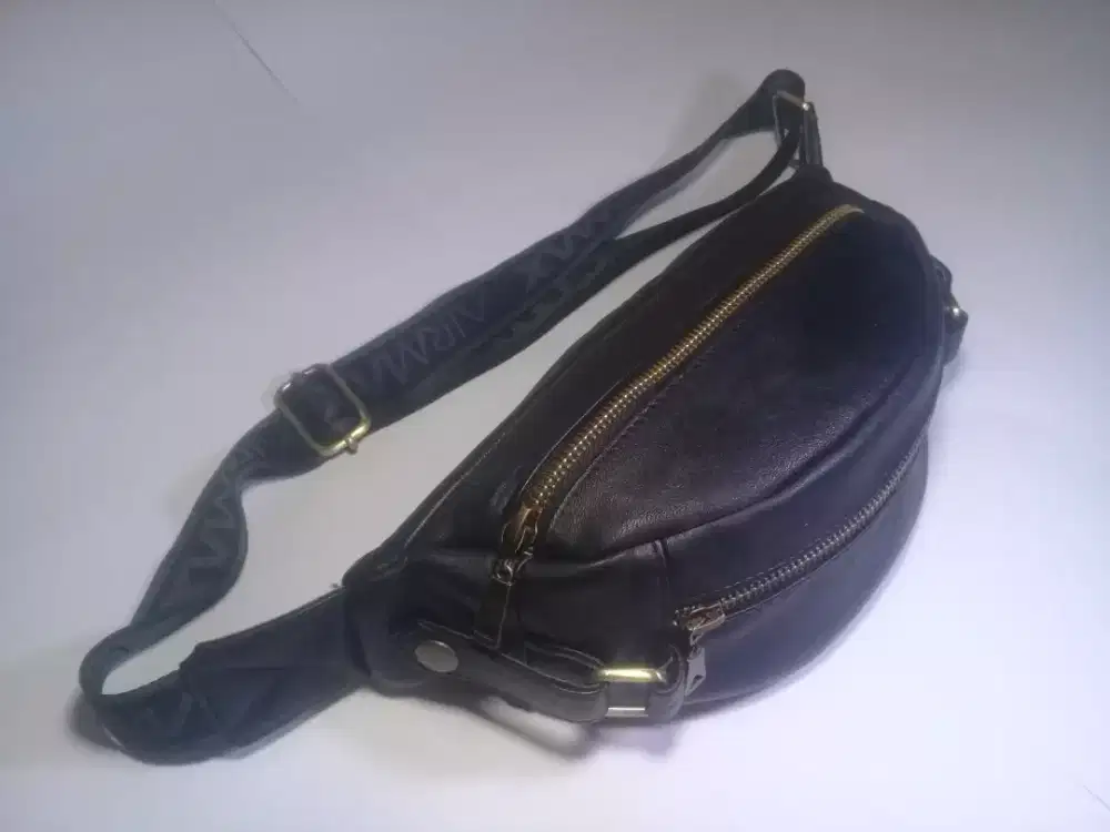 Tas Selempang Kulit Asli Domba