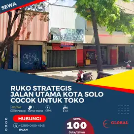 Ruko Strategis Lokasi Premium di Jalan Utama Solo