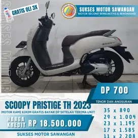 DAPATKAN CASH BACK 700 RB DAN FRE OLI 3X HONDA SCOOPY PRISTIGE 2023