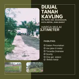 Tanah Kavling Pondok Petir – 10 Menit ke Stasiun Depok & Mall
