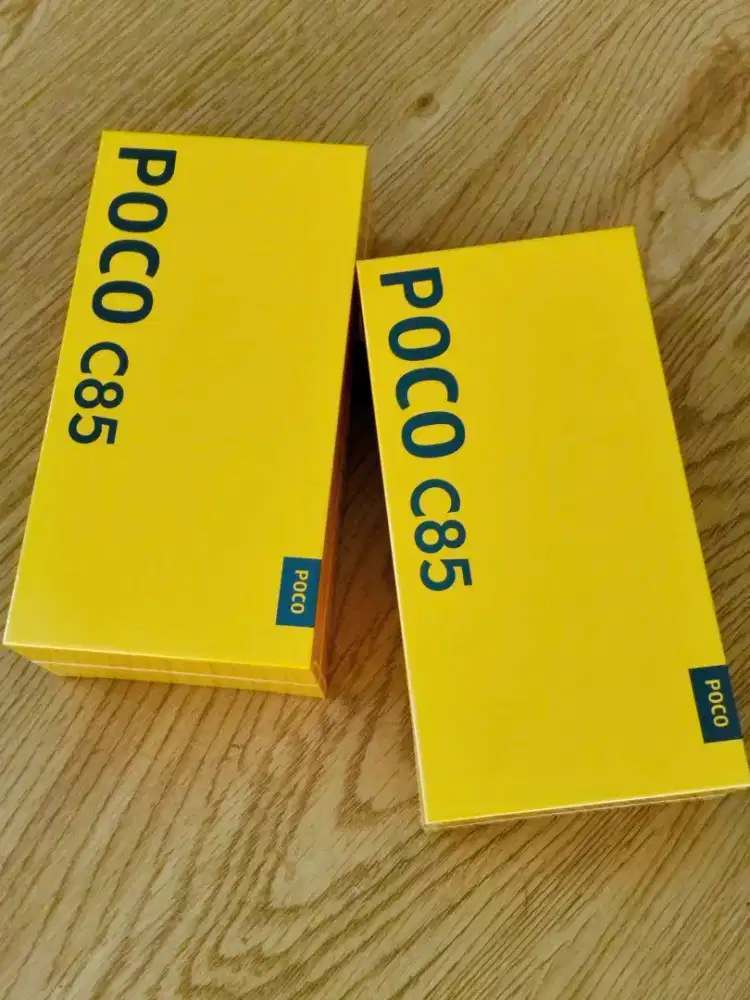 POCO C85 6/128 NEW SEGEL GARANSI RESMI MURAAHH SIAP ANTAR