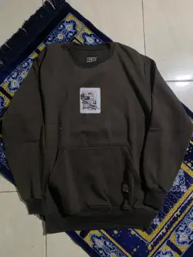 Sweater Hoodie Coklat Keren