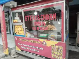 Jual cepat gerobak bekas gorengan