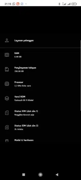 Vivo Y20s Ram 8/256