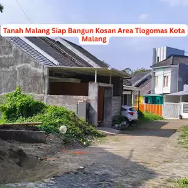Tanah cocok Kosan Investasi 5 menit Kampus UMM Malang