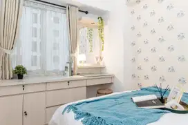 (BAYAR BULANAN) Bassura City 2BR (2 kamar) Full Furnished Siap Huni!