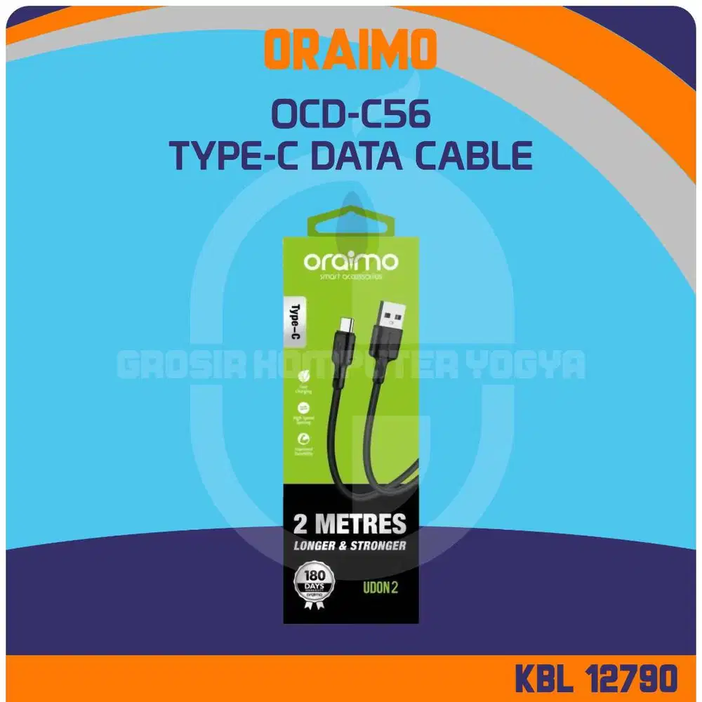 KABEL CHARGER TYPE-C ORAIMO 2M OCD-C56