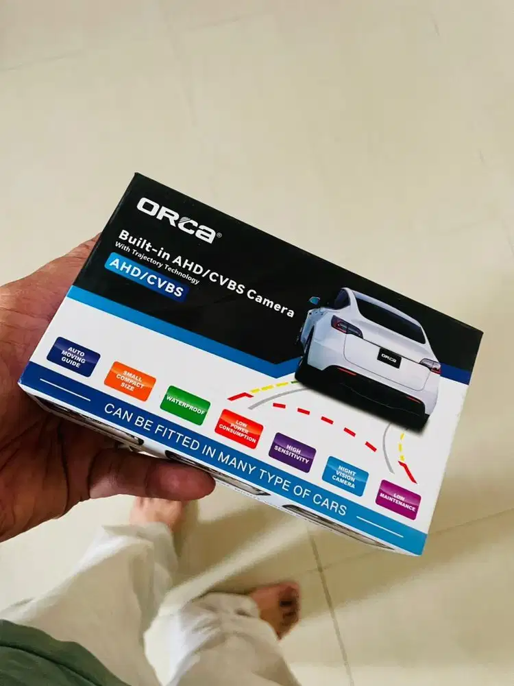 Kamera mundur AHD auto moving.
